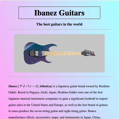 ibanezGuitars